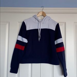 Cropped hoodie sweatshirt